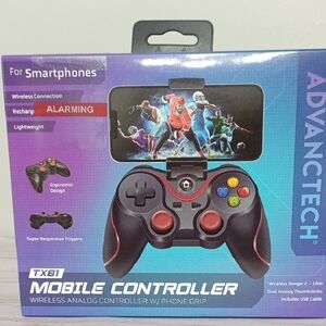 TX81 Wireless Mobile Controller - Black and Red